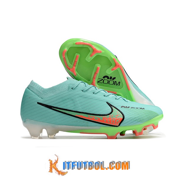Nike Botas De Fútbo Air Zoom Mercurial Vapor 15 Elite Xxv FG Verde -02
