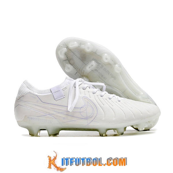 Nike Botas De Fútbol Tiempo Legend X Elite FG Blanco
