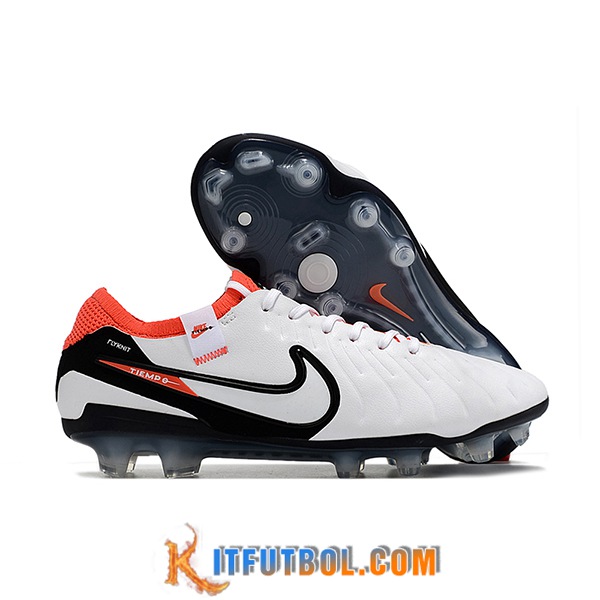 Nike Botas De Fútbol Tiempo Legend X Elite FG Blanco -02