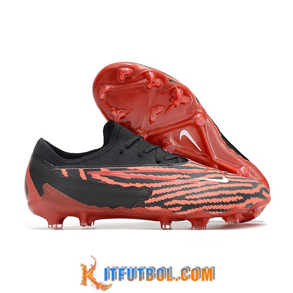 Nike Botas De Fútbol Phantom GX Academy FG Rojo/Negro