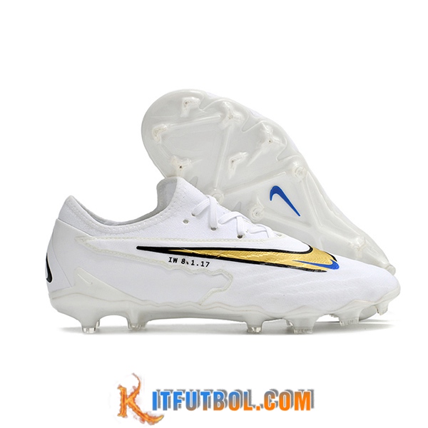 Nike Botas De Fútbol Phantom GX Academy FG Blanco
