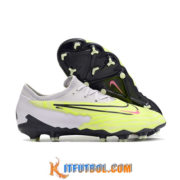 Nike Botas De Fútbol Phantom GX Academy FG Amarillo/Gris