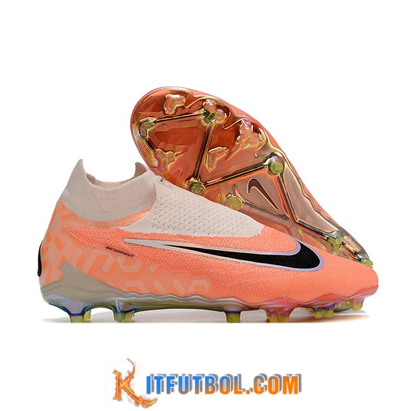 Nike Botas De Fútbol Phantom GX Elite FG NU Naranja -02