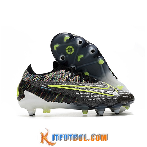 Nike Botas De Fútbol Phantom GX Elite Link PRO SG Anti Clog Negro