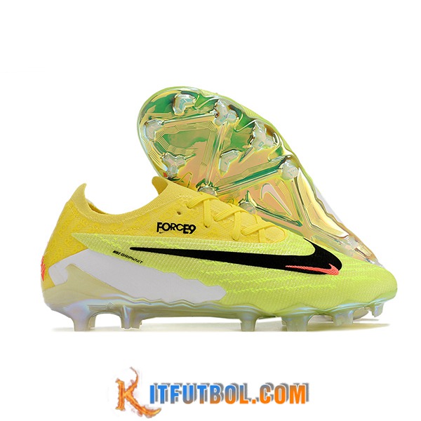 Nike Botas De Fútbol Phantom GX Elite Link PRO SG Anti Clog Amarillo