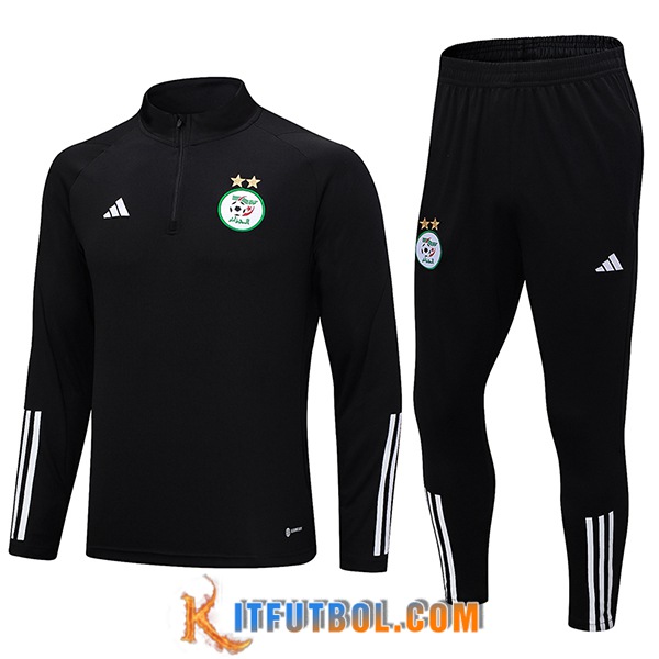 Chandal Equipos De Futbol Argelia Negro 2023/2024 -03