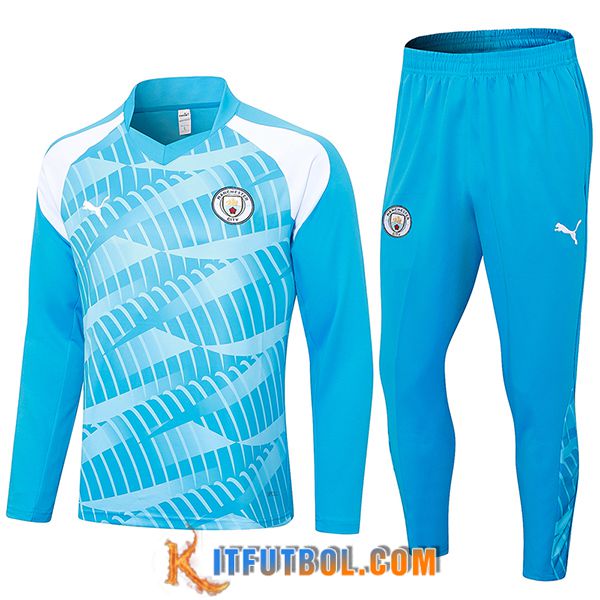 Chandal Equipos De Futbol Manchester City Azul 2023/2024 -02