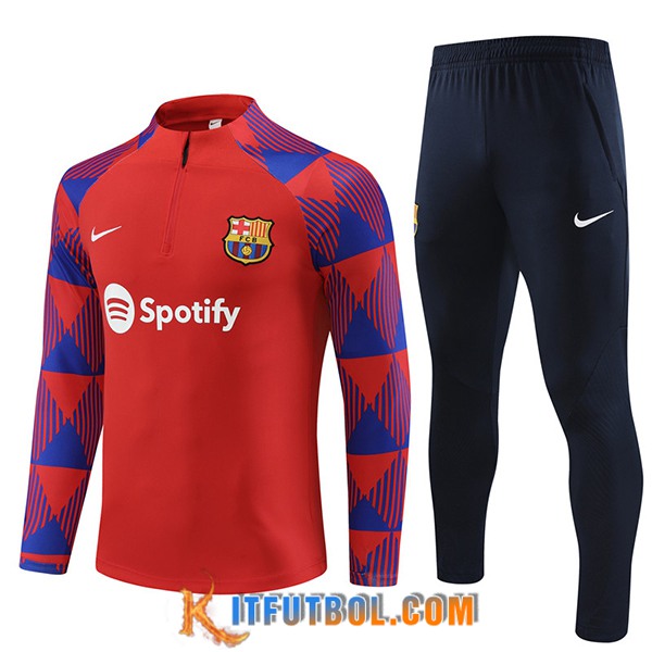 Chandal Equipos De Futbol FC Barcellona Rojo 2023/2024