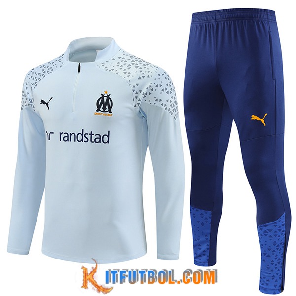 Chandal Equipos De Futbol Marsella Gris Claro 2023/2024