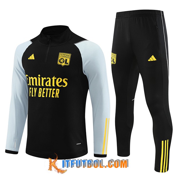 Chandal Equipos De Futbol Lyon Negro 2023/2024