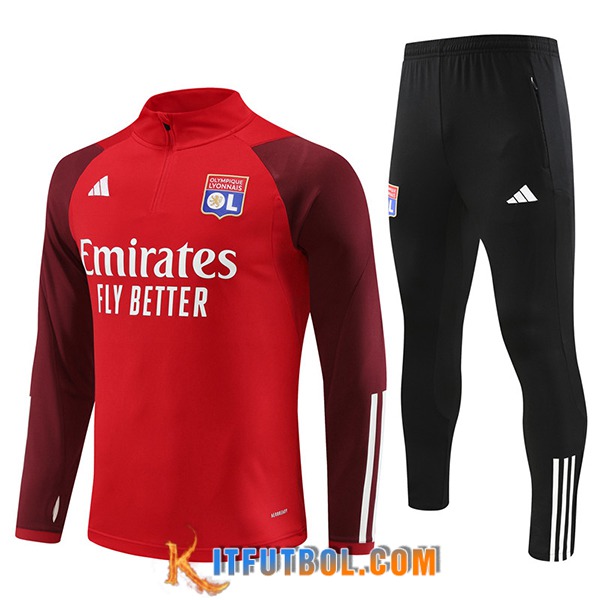 Chandal Equipos De Futbol Lyon Rojo 2023/2024