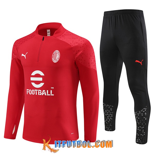 Chandal Equipos De Futbol AC Milan Rojo 2023/2024 -02