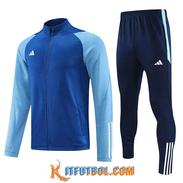 Chandal Equipos De Futbol - Chaqueta Adidas Azul 2023/2024 -03