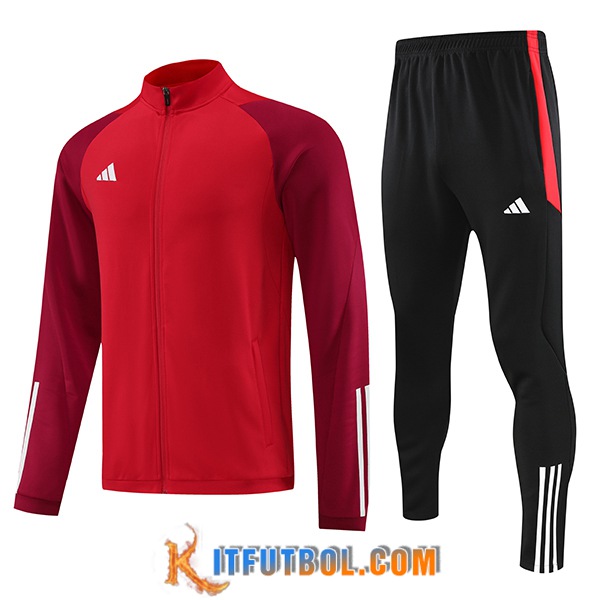 Chandal Equipos De Futbol - Chaqueta Adidas Rojo 2023/2024 -03