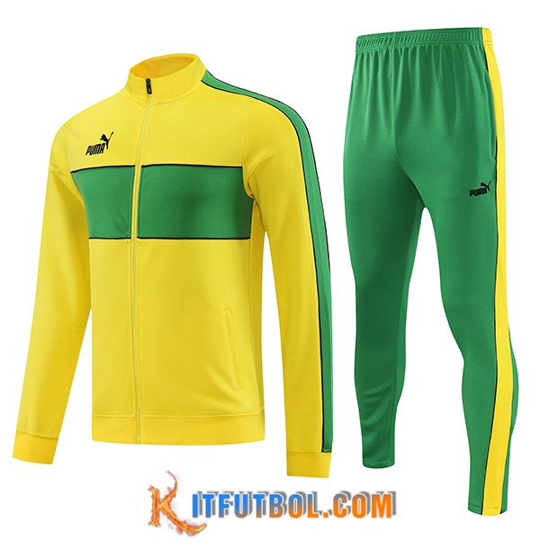 Chandal Equipos De Futbol - Chaqueta PUMA Amarillo 2023/2024