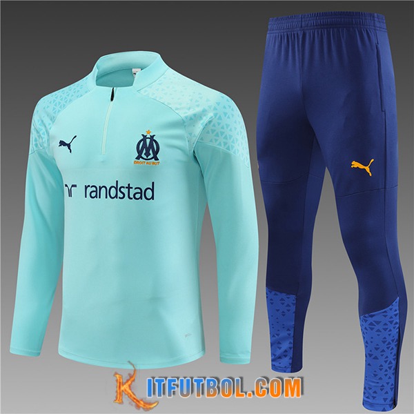 Chandal Equipos De Futbol Marsella Ninos Azul Claro 2023/2024 -03