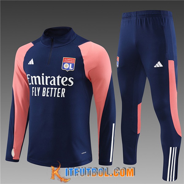 Chandal Equipos De Futbol Lyon Ninos Azul marino 2023/2024