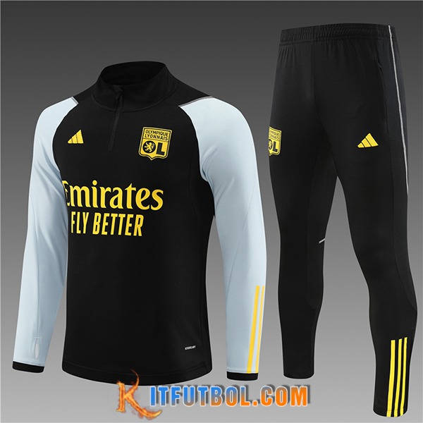 Chandal Equipos De Futbol Lyon Ninos Negro 2023/2024