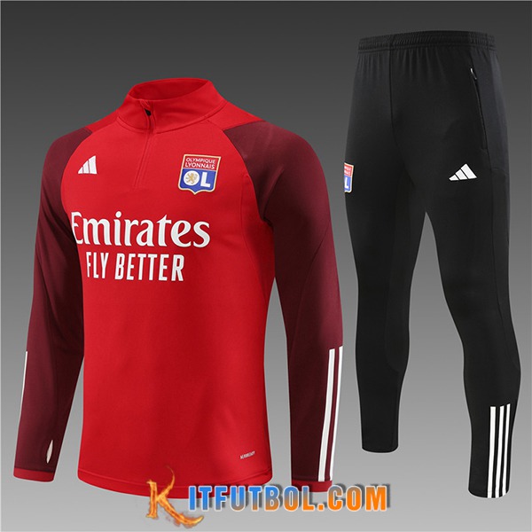 Chandal Equipos De Futbol Lyon Ninos Rojo 2023/2024
