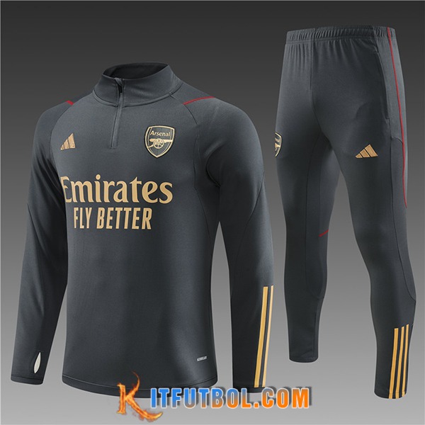 Chandal Equipos De Futbol Arsenal Ninos Gris Oscuro 2023/2024
