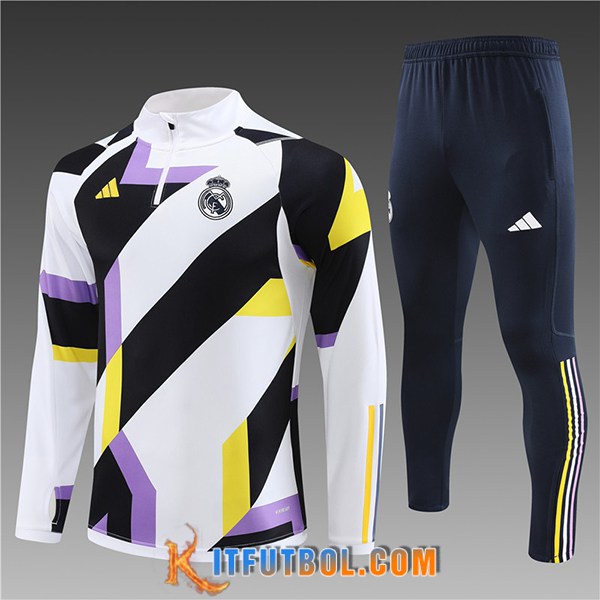 Chandal Equipos De Futbol Real Madrid Ninos Blanco 2023/2024 -02