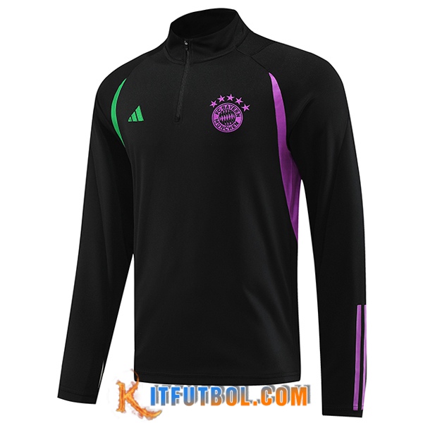 Sudadera De Entrenamiento Bayern Munich Negro 2023/2024 -03