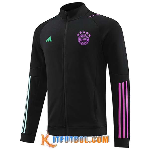 Chaquetas Futbol Bayern Munich Negro 2023/2024 -02