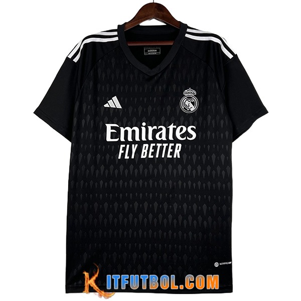 Camisetas De Futbol Real Madrid Portero Negro 2023/2024