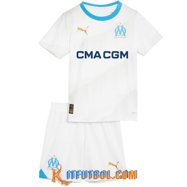 Camisetas De Futbol Marsella Ninos Primera 2023/2024