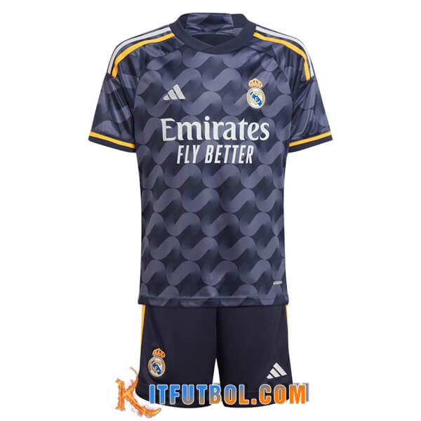 Camisetas De Futbol Real Madrid Ninos Segunda 2023/2024