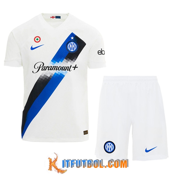 Camisetas De Futbol Inter Milan Ninos Segunda 2023/2024