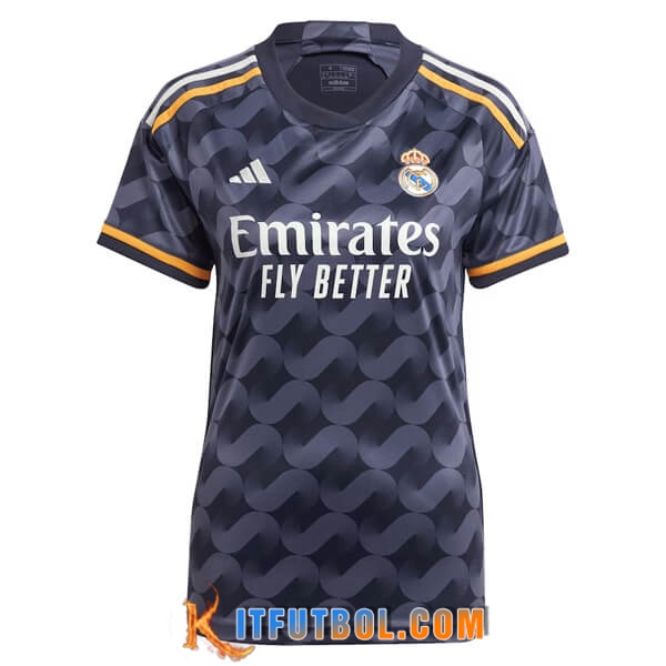 Camisetas De Futbol Real Madrid Mujer Segunda 2023/2024