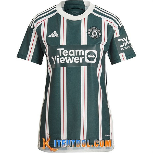 Camisetas De Futbol Manchester United Mujer Segunda 2023/2024