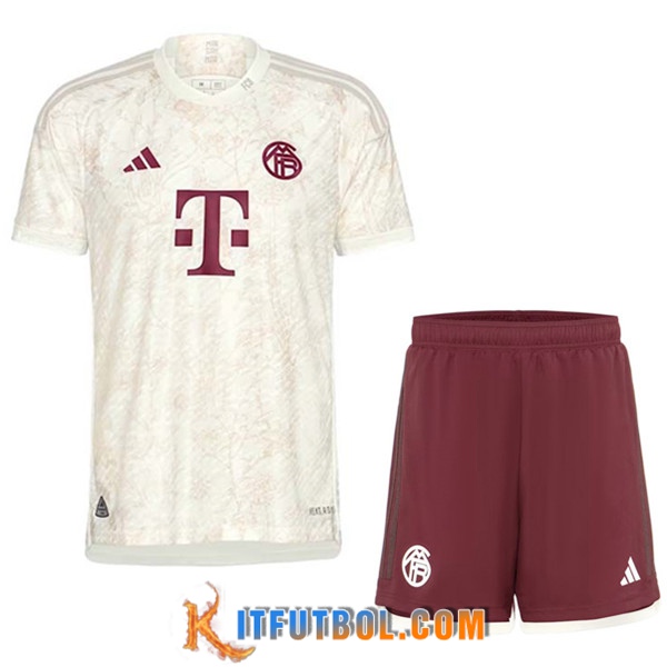 Camisetas Futbol Bayern Munich Tercera + Cortos 2023/2024
