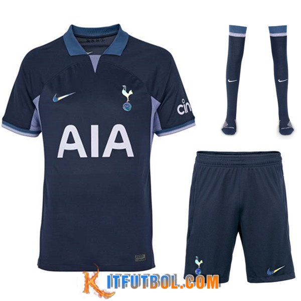 Camisetas Futbol Tottenham Hotspurs Segunda (Cortos + Calcetines) 2023/2024