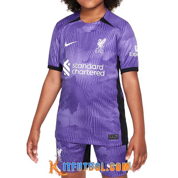 Camisetas De Futbol FC Liverpool Ninos Tercera 2023/2024
