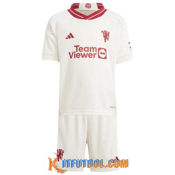 Camisetas De Futbol Manchester United Ninos Tercera 2023/2024