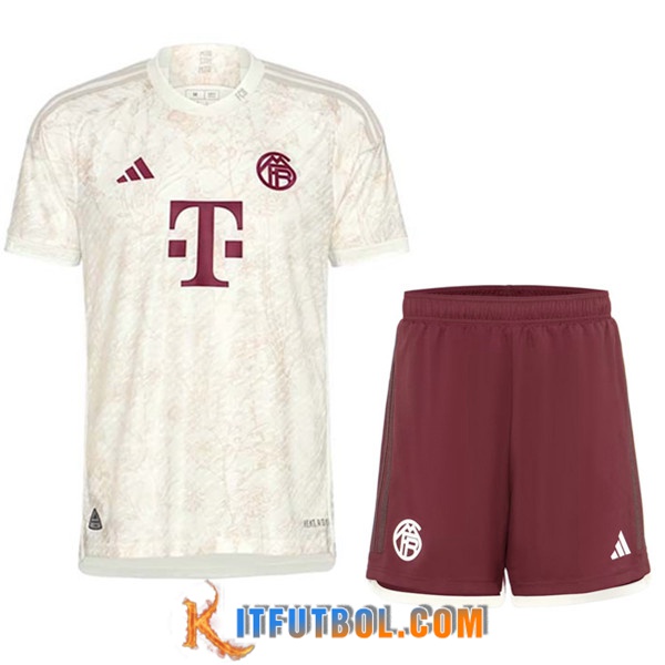 Camisetas De Futbol Bayern Munich Ninos Tercera 2023/2024