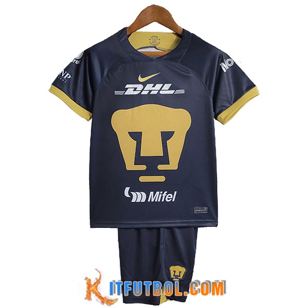 Camisetas De Futbol Pumas UNAM Ninos Segunda 2023/2024