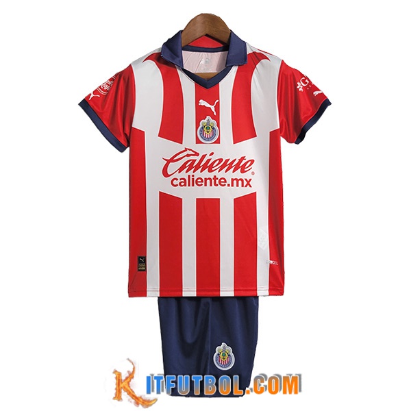 Camisetas De Futbol CD Guadalajara Ninos Primera 2023/2024
