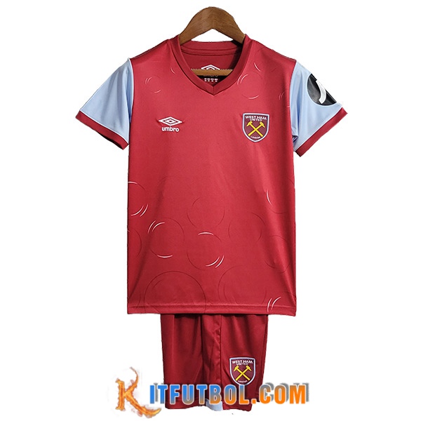 Camisetas De Futbol West Ham Ninos Primera 2023/2024