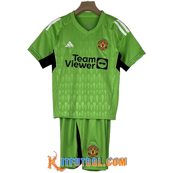 Camisetas De Futbol Manchester United Ninos Portero 2023/2024