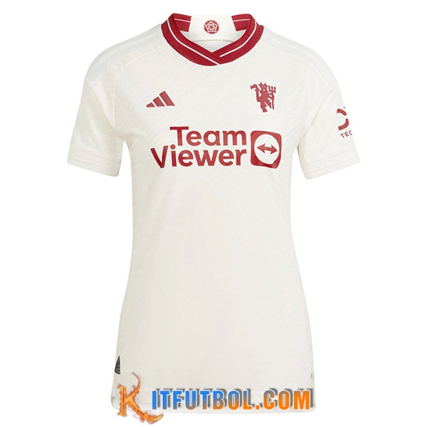 Camisetas De Futbol Manchester United Mujer Tercera 2023/2024