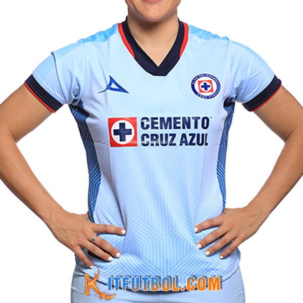 Camisetas De Futbol Cruz Azul Mujer Segunda 2023/2024