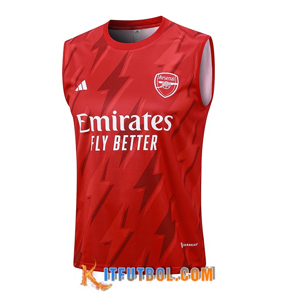 Chalecos De Futbol Arsenal Rojo 2023/2024 -02
