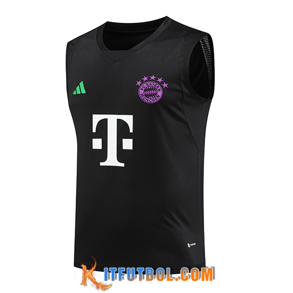 Chalecos De Futbol Bayern Munich Negro 2023/2024 -04