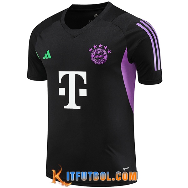 Camiseta Entrenamiento Bayern Munich Negro 2023/2024 -03