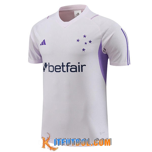 Camiseta Entrenamiento Cruzeiro Blanco 2023/2024 -02