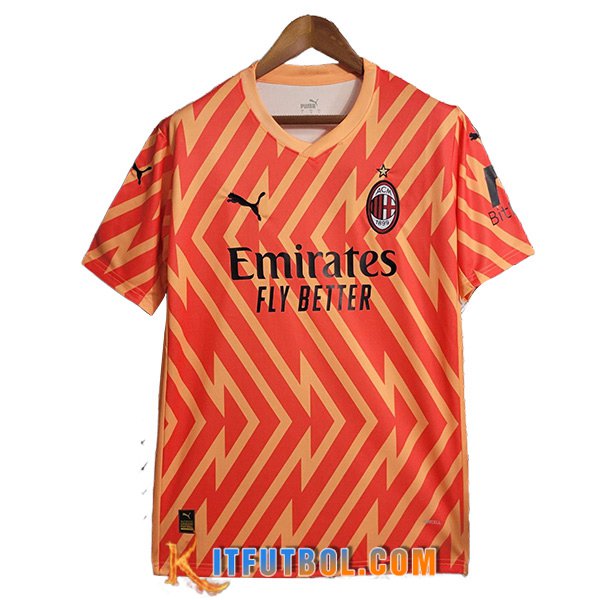 Camiseta Entrenamiento AC Milan Naranja 2023/2024