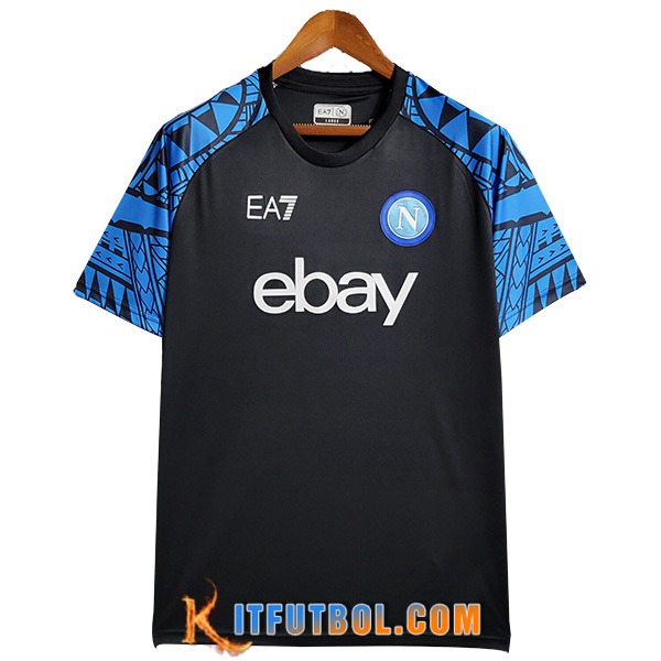 Camiseta Entrenamiento Naples Negro 2023/2024